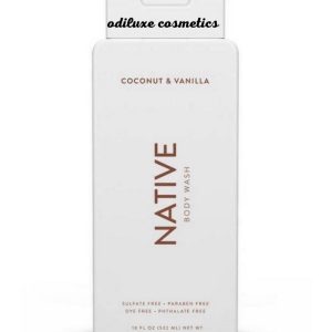 Native Coconut & Vanilla Body Wash for Women – 18 fl oz / 532ml (US)