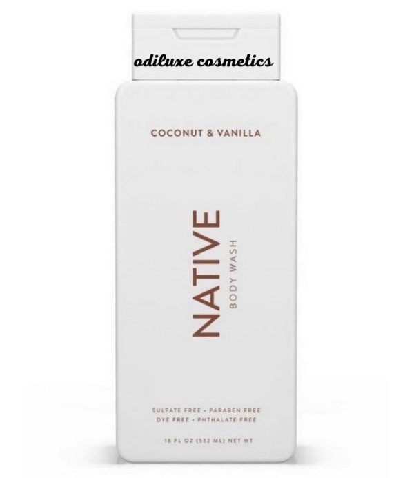 Native Coconut & Vanilla Body Wash for Women – 18 fl oz / 532ml (US)