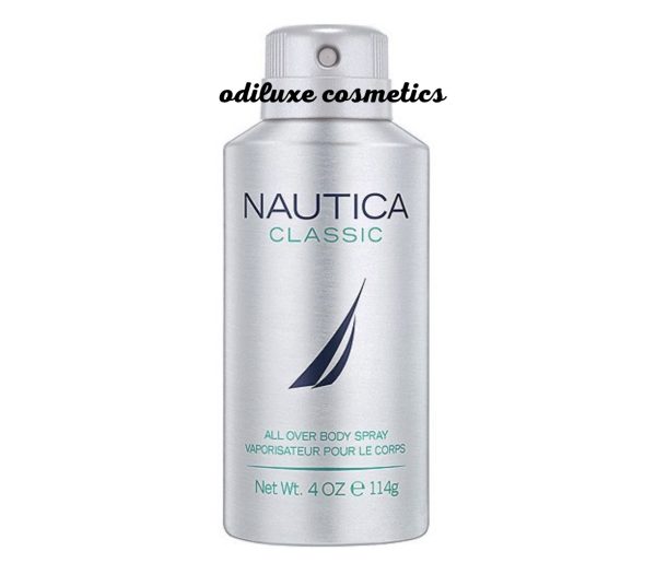 Nautica Deodorant Body Spray for Men, Classic 5 oz (US)