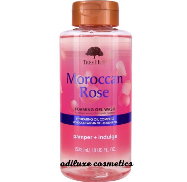 Tree Hut Moroccan Rose Foaming Gel Body Wash – 18 fl oz / 532ml (US)