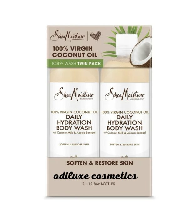 SheaMoisture 100% Virgin Coconut Oil Daily Hydration Body Wash  2 pk (US)