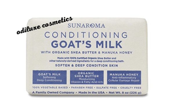 Sunaroma Goat’s Milk W/ Shea Butter & Manuka Honey Soap 8 oz / 226g (US)