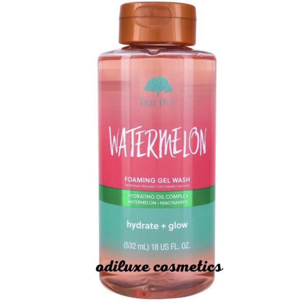 Tree Hut Watermelon Foaming Gel Body Wash – 18 fl oz / 532ml (US)