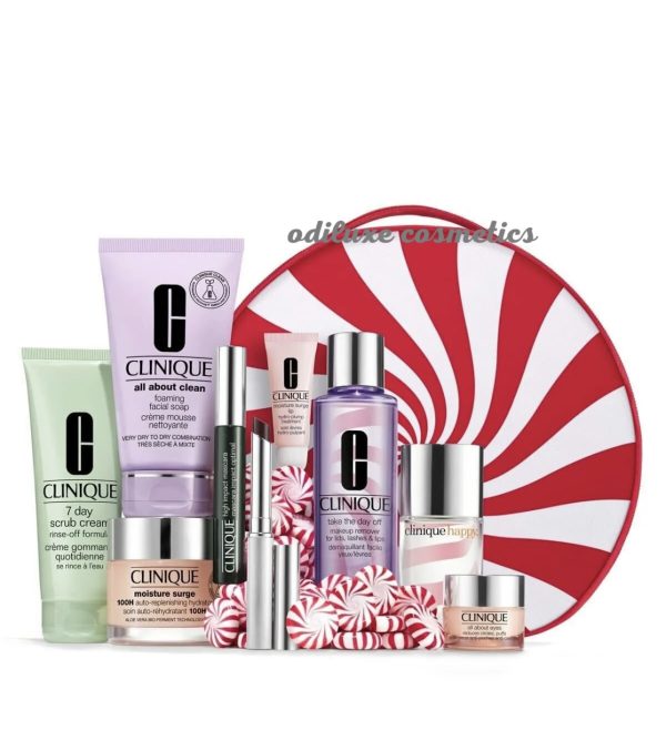 Clinique’s Best and Brightest 9-Piece Holiday Festive Favorites Gift Collection Set (US)