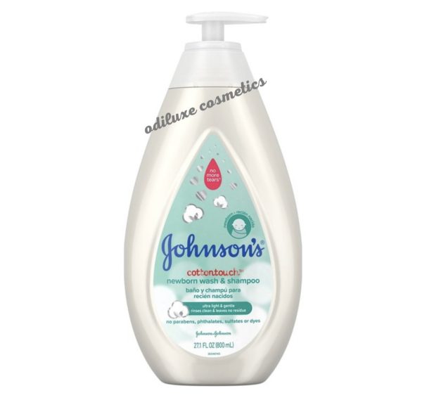 Johnson’s CottonTouch Newborn Baby Body Wash & Shampoo – 27.1 fl oz / 800ml (US)