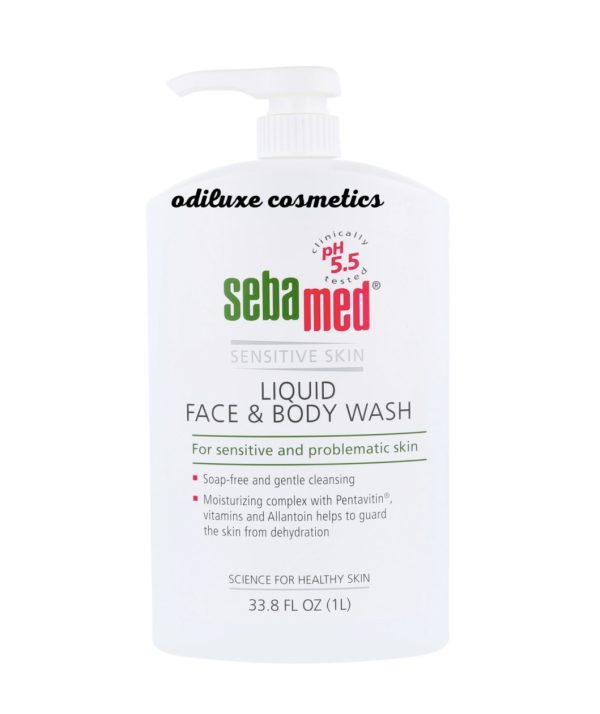 Sebamed Liquid Face and Body Wash Regular For Sensitive And Problematic Skin 1 Liter/33.8oz (US)