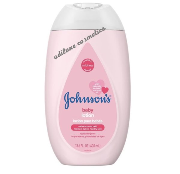 Johnson’s Moisturizing Pink Baby Lotion with Coconut Oil 13.6 Fl. oz / 400ml (US)