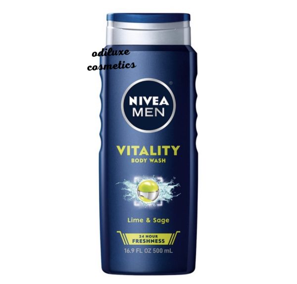 Nivea Men’s Vitality Body Wash 16.9 fl oz / 500ml (US)