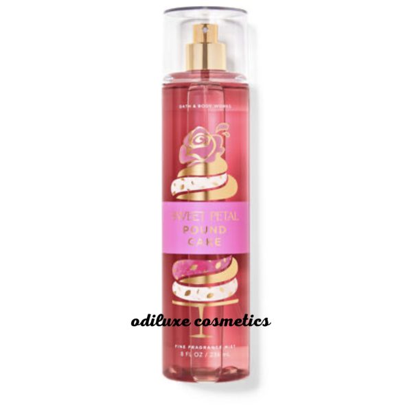 Bath & Body Works Sweet Petal Pound Cake  Fine Fragrance Mist (US)