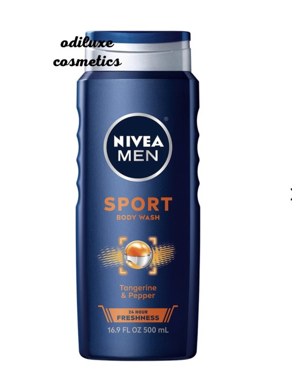 Nivea, Men, Sport Body Wash, Tangerine Pepper, 16.9 fl oz 500 ml (US)