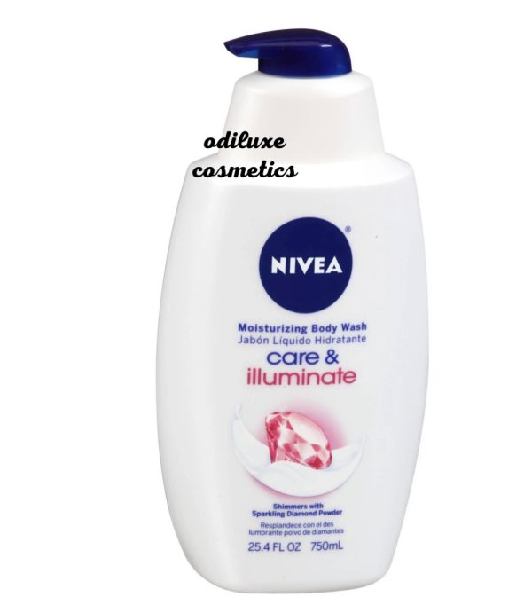 Nivea Care and Illuminate Moisturizing Body Wash, 25.4 Fl Oz / 750ml (US)