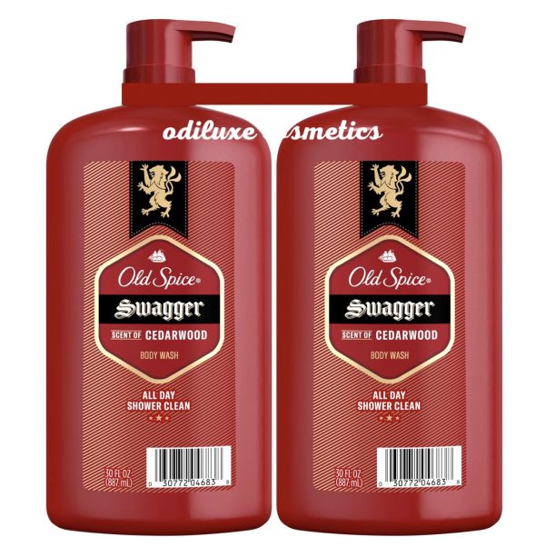 Old Spice Swagger Scent of Confidence, Men Body Wash 30 fl. oz. / 887ml 2 pk. (US)