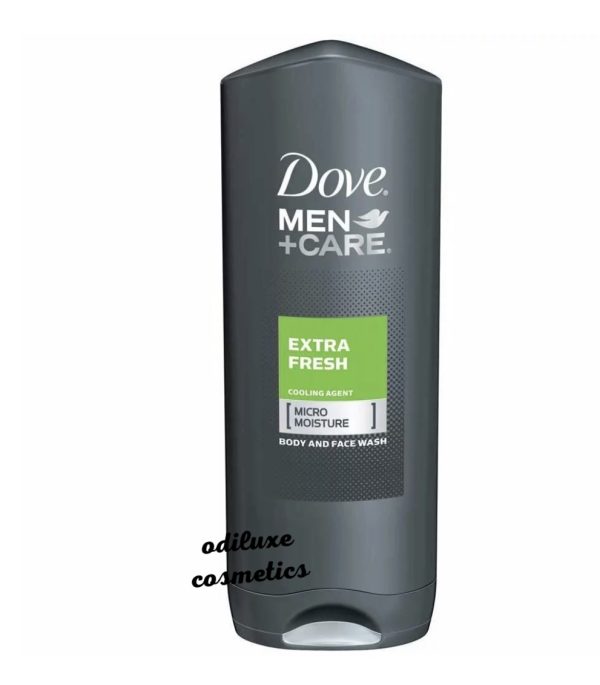 Dove Men Plus Care Body and Face Wash, Extra Fresh – 13.5 fl oz / 400ml (US)