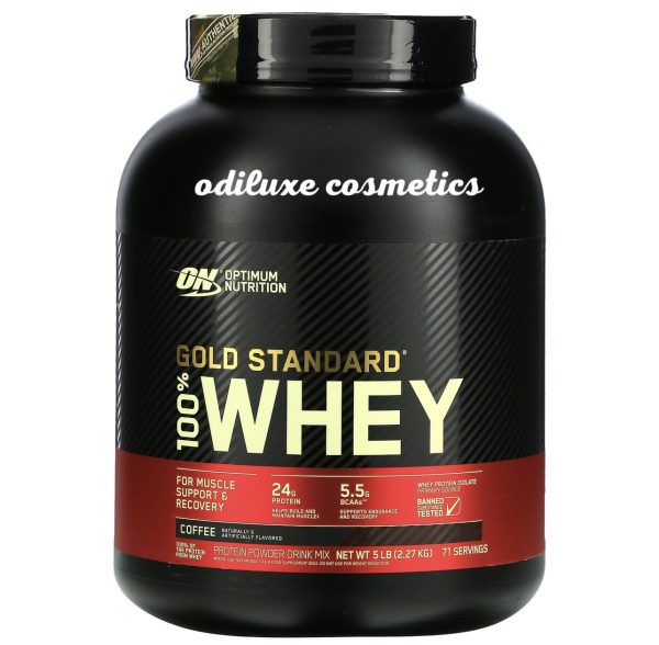 Optimum Nutrition, Gold Standard 100% Whey Protein Powder, Double Rich Chocolate, 5lb (US)