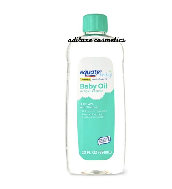 Equate Baby Hypoallergenic Baby Oil, 20 fl oz (US)