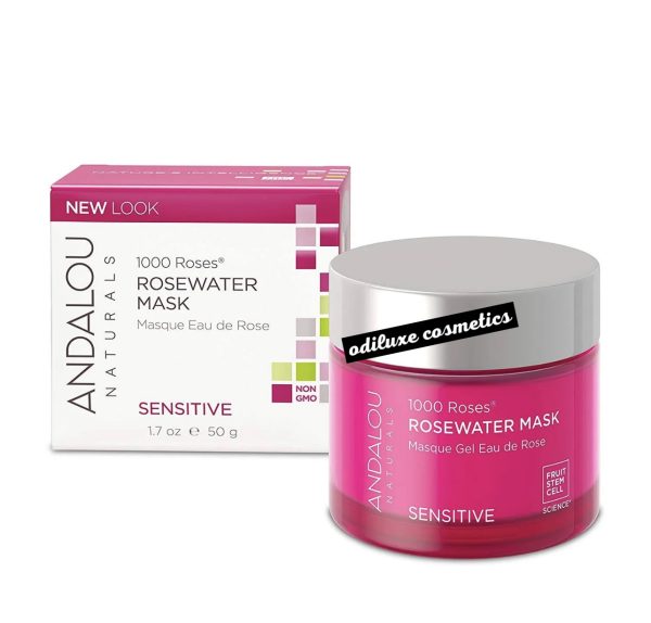 Andalou Naturals 1000 Roses, Rosewater Mask, Sensitive (US)