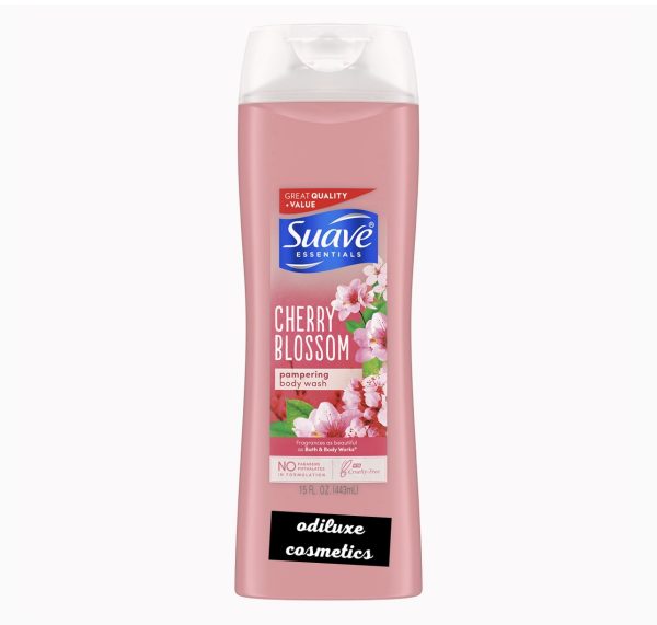 Suave Essentials Body Wash Cherry Blossom 15 oz (US)