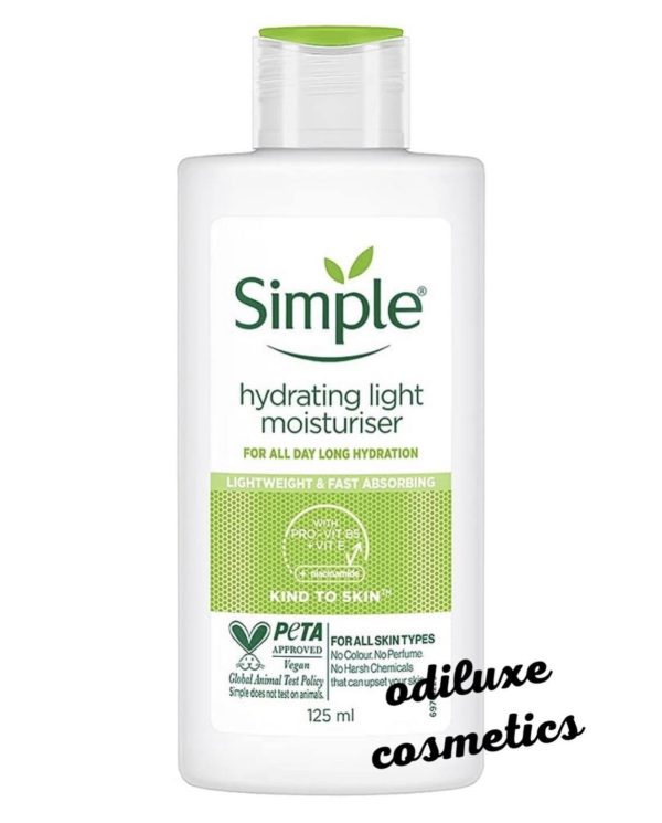 Simple Kind To Skin Hydrating Light Moisturizer 125ml (US)