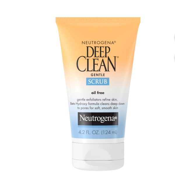 Neutrogena Deep Clean Gentle Facial Scrub, Oil-Free Cleanser, 4.2 fl. Oz (US)