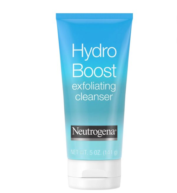 Neutrogena Hydro Boost Gentle Exfoliating Facial Cleanser with Hyaluronic Acid – 5oz (US)