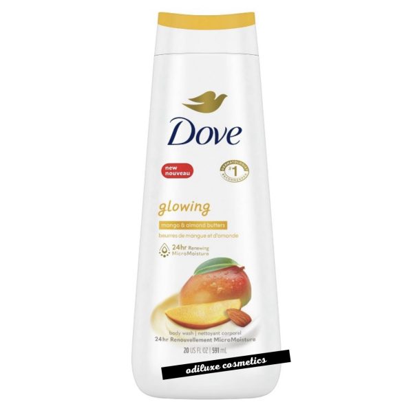 Dove Glowing Body Wash – Mango & Almond Butters – 23 fl oz / 680ml (US)