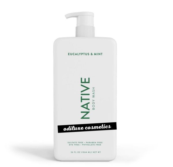 Native Body Wash with Pump – Eucalyptus & Mint – Sulfate Free – 36 fl oz (US)