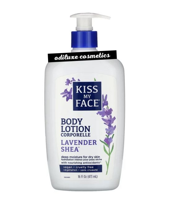 Kiss My Face Lavender Shea Body Lotion 16 fl oz / 473 ml (US)