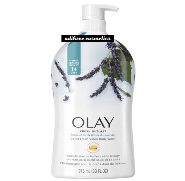 Olay Fresh Outlast Body Wash Birch Water & Lavender – 33 fl oz / 975ml (US)