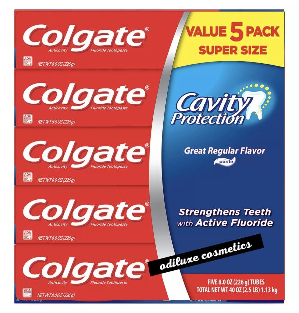 Colgate Cavity Protection Toothpaste with Fluoride, 5 pk./8 oz. (US)