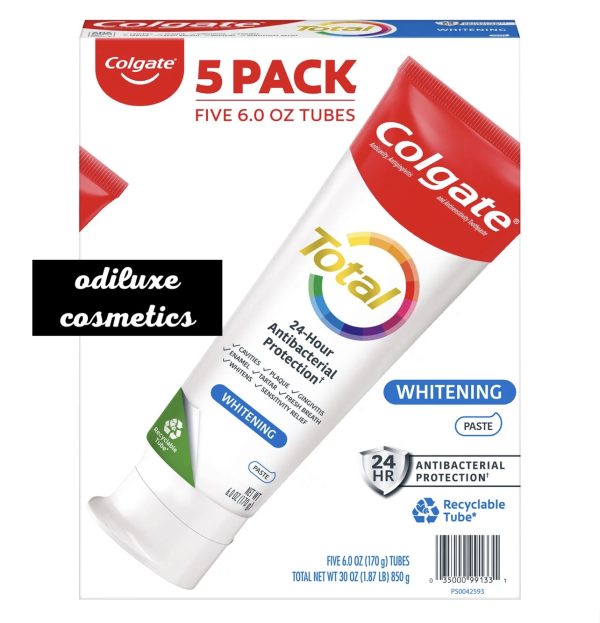 Colgate Total Whitening Toothpaste, 6 oz., 5 pk. (US)