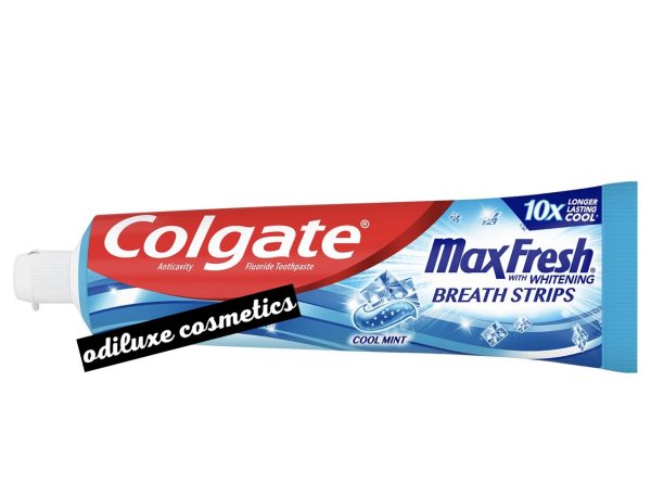 Colgate MaxFresh Toothpaste with Mini Breath Strips, Cool Mint 7.3 oz. (US)