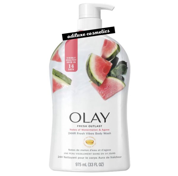 Olay Fresh Outlast Notes of Watermelon & Agave Body Wash – 33 fl oz / 975ml (US)