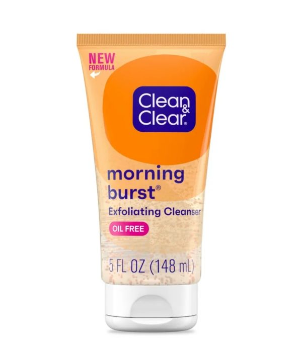 Clean & Clear Morning Burst Oil-Free Exfoliating Face Scrub, 5 oz (US)