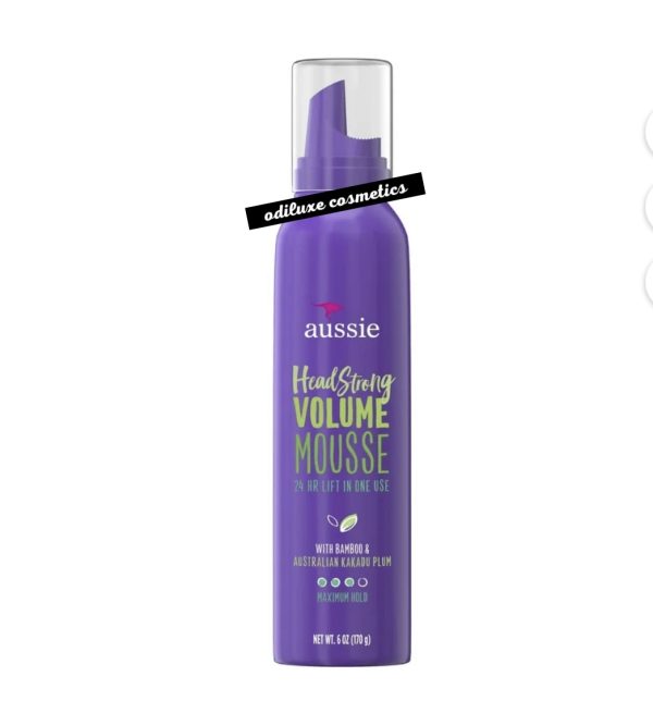 Aussie Headstrong Volume Mousse, Maximum Hold, 6 fl oz / 170g (US)