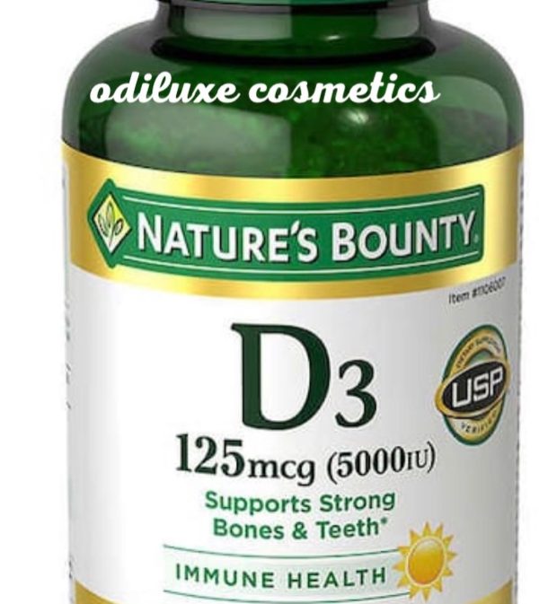 Nature’s Bounty Vitamin D3 125 mcg, 400 Softgels (US)