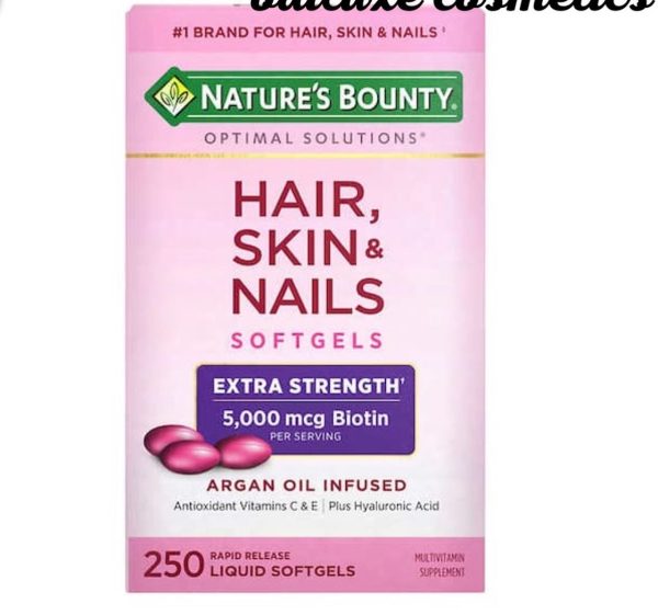 Nature’s Bounty Hair, Skin and Nails, 250 Softgels (US)