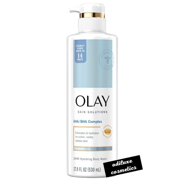 Olay Skin Solutions Body Wash with AHA/BHA Complex – 17.9 fl oz / 530ml (US)