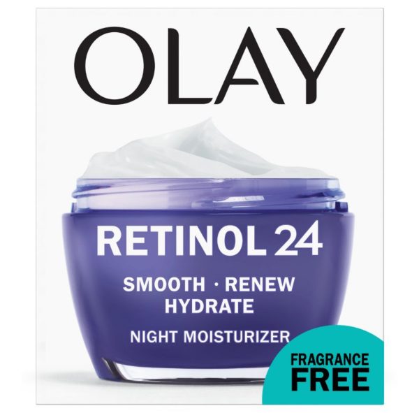 Olay Regenerist Retinol 24 + Peptide Night Face Moisturizer Cream – 1.7oz (US)