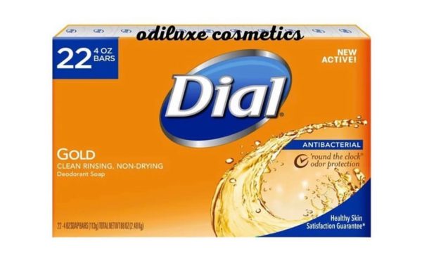 Dial Antibacterial Bar Soap, Gold, 4 oz, 22 Bars (US)