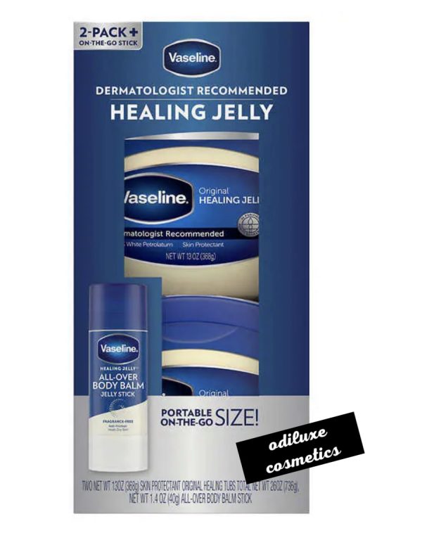 Vaseline Original Healing Jelly 2-pack + Balm Stick (US)