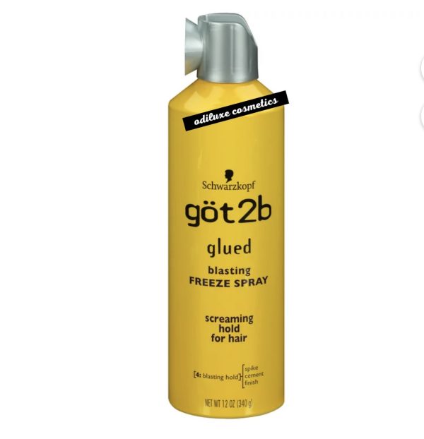 got2B Schwarzkopf Glued Blasting Freeze Hair Spray – 12 oz / 340g (US)