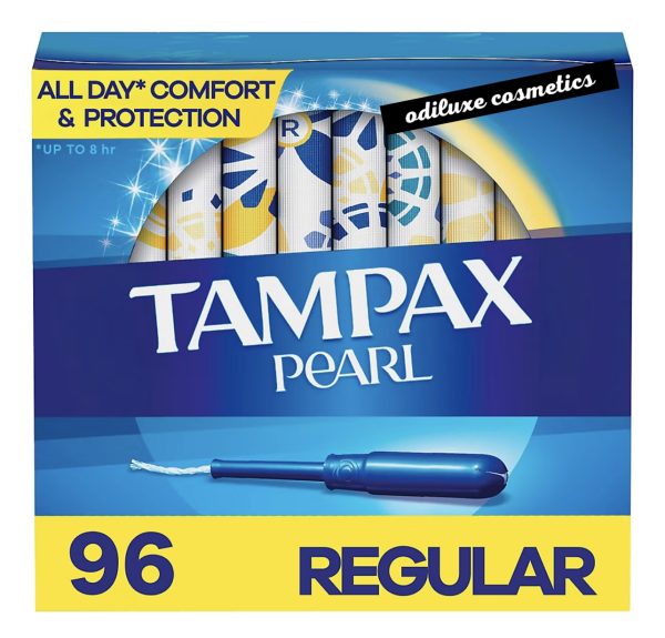 Tampax Pearl Regular Tampons, Unscented, 96 ct. (US)