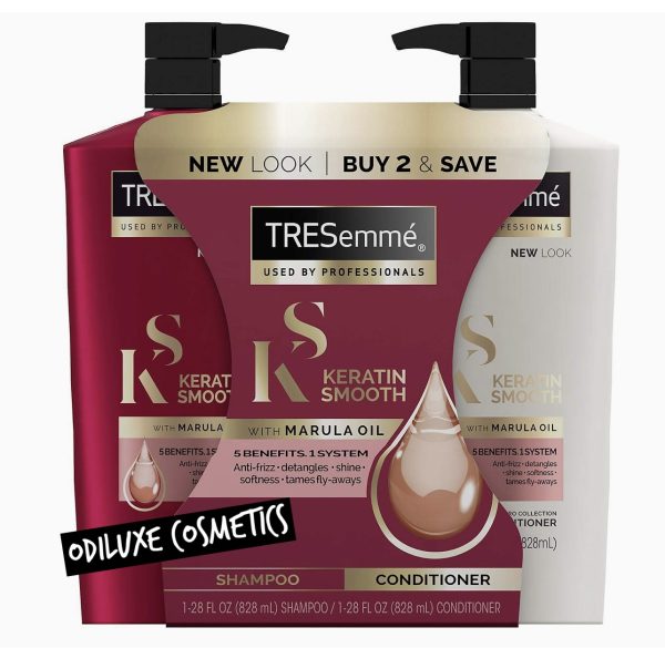 TRESemmé Keratin Smooth with Marula Oil, Shampoo and Conditioner Set (US)