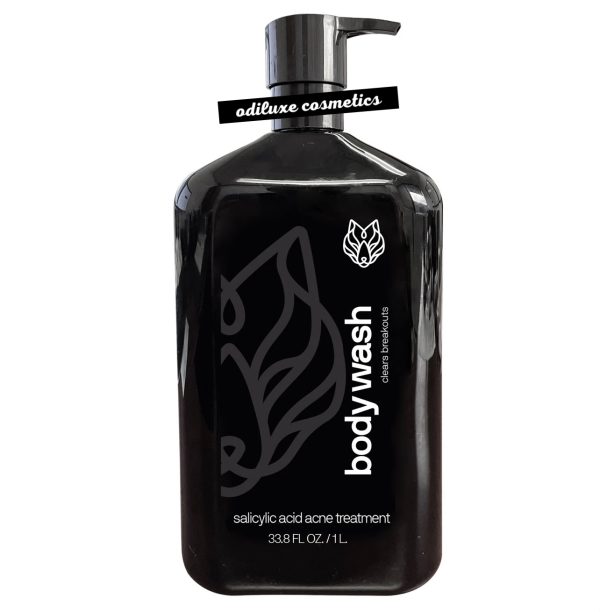 Black Wolf Men’s Charcoal Body Wash, 33.8 oz / 1L (US)