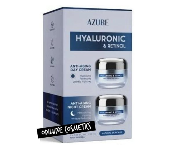 Azure Cosmetics Hyaluronic Acid & Retinol Day/Night Cream (US)