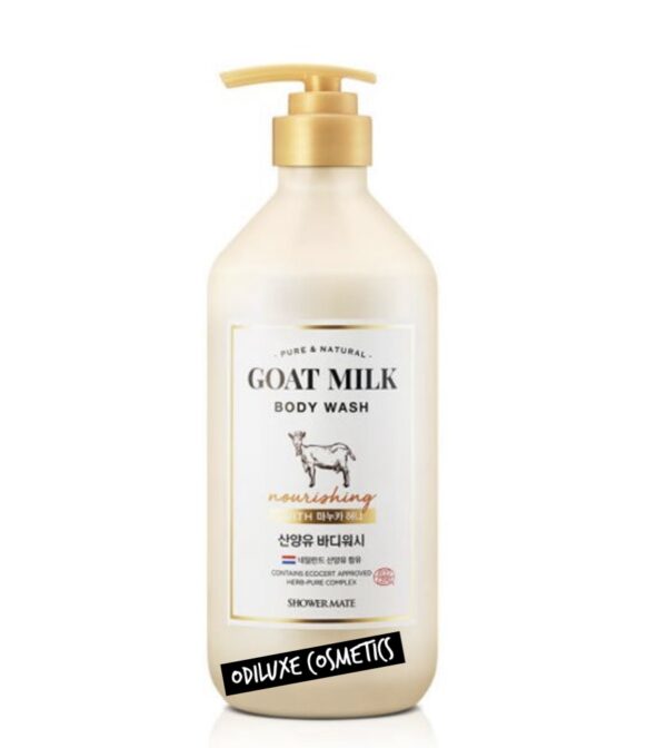 Shower Mate Goat Milk Body Wash Nourishing, Manuka honey 800 mL / 27.05 fl. oz. (US)