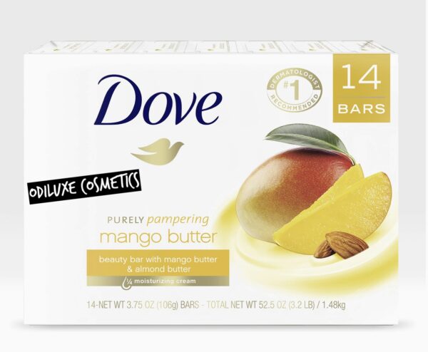 Dove Beauty Bar To Moisturize Dry Skin With Mango Butter (US)