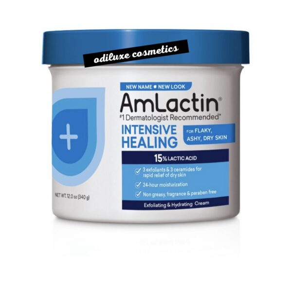 AmLactin Intensive Healing Body AHA Cream – Unscented – 12oz (US)