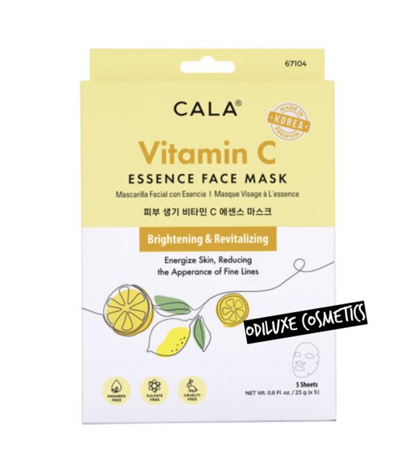 KALA ESSENCE FACIAL SHEET MASKS: VITAMIN C (5PKS)