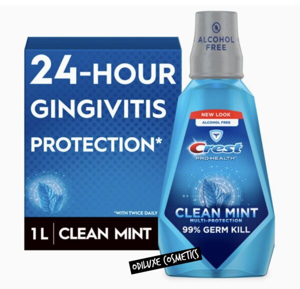 Crest Pro-Health Multi-Protection Alcohol-Free Mouthwash – Clean Mint (US)